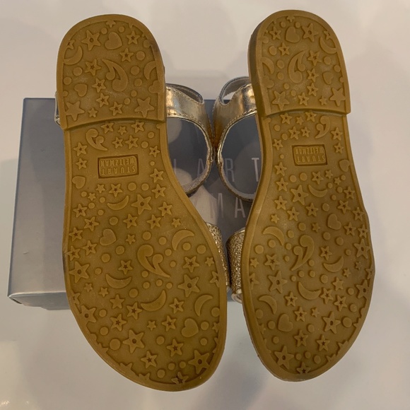 Stuart Weitzman - Never Worn Toddler Gold Sandals - Picture 6 of 6